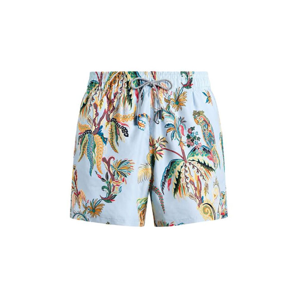 Etro Men Swimsuit With Placed Print